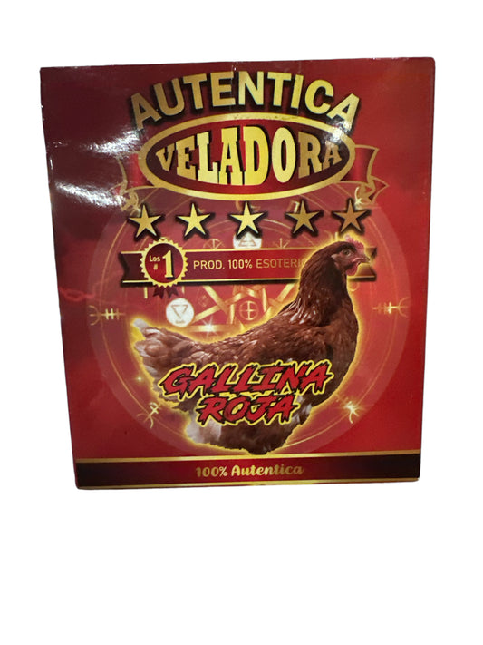 Veladora  Gallina roja