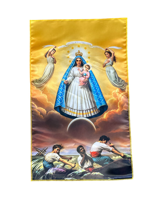 Tapestry Our Lady of Charity 21"x 36"