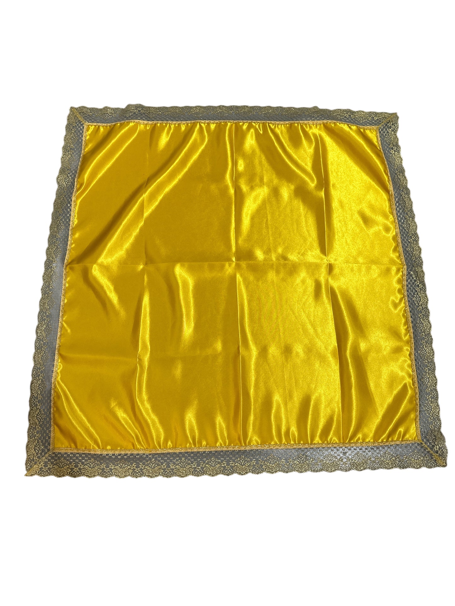 Satin and Lace trimming Cloth 36"x 36"