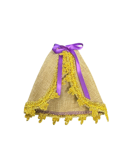 5” Saint Lazarus sack fabric cape