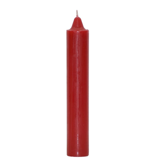 Red Jumbo candle 9”x 1.5”