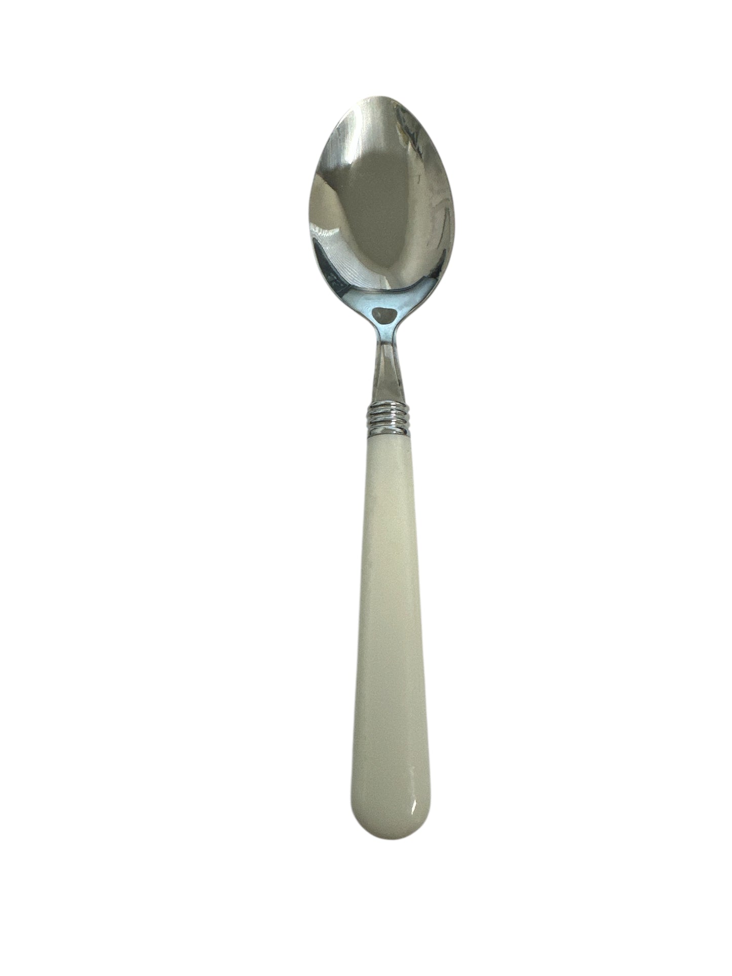 Spoon with white handle