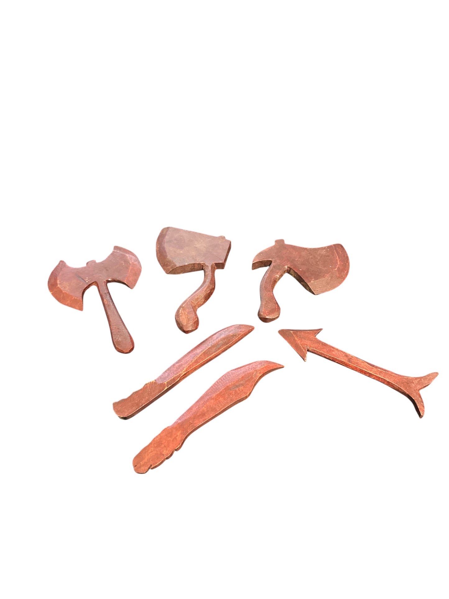 Shango hand carved Wooden Tools 5"