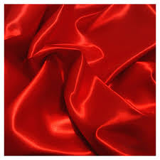 Red Satin Fabric/ Satin Rojo