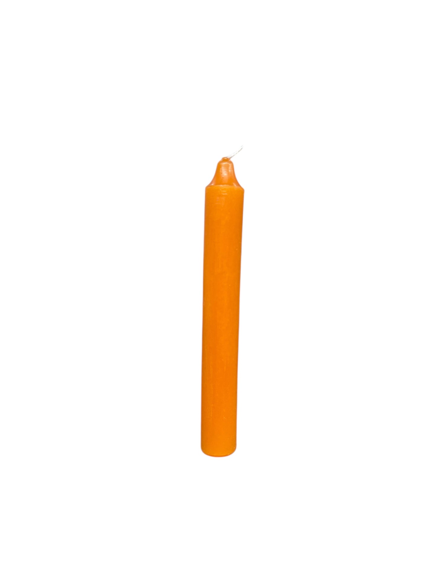6" Orange Tape Candle