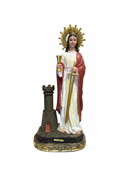 15" Saint Barbara statue