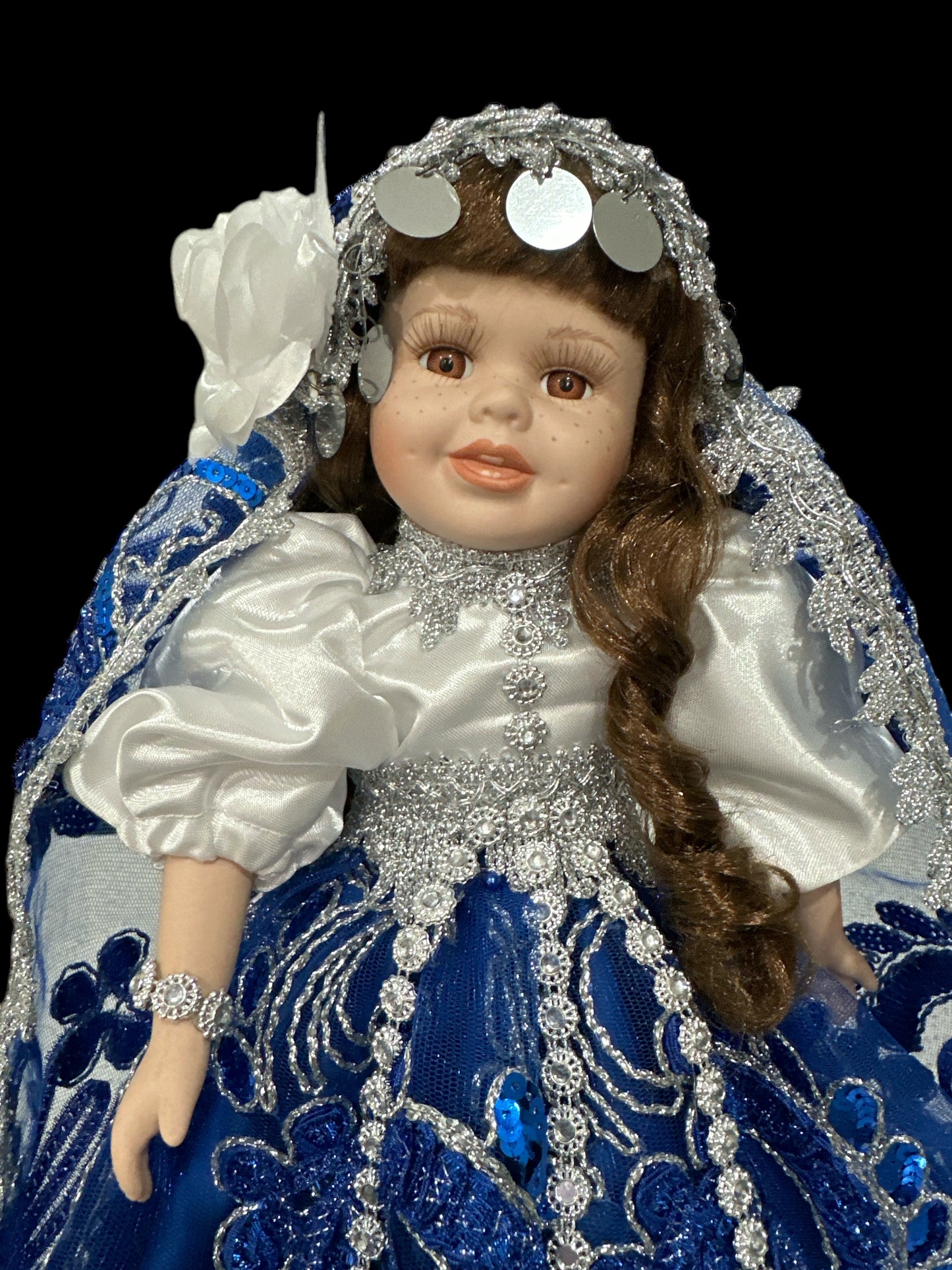 Muńeca Yemaya, Gitana porcelana 14”