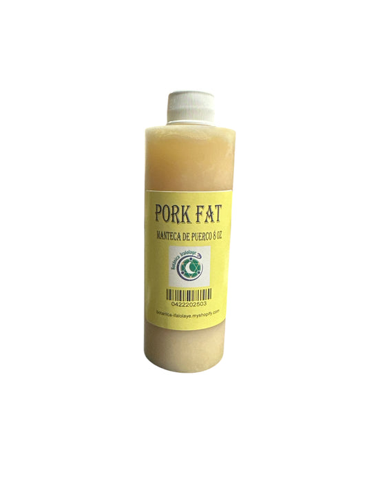 Pork Fat (Manteca de Puerco) 8 oz