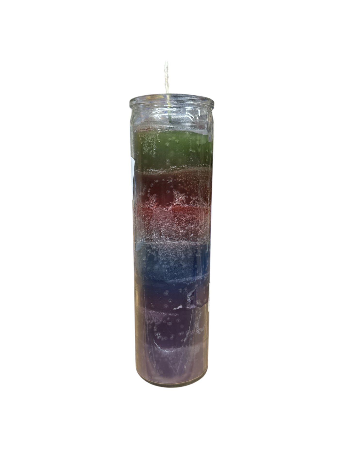 8" Crystal 7 colors candle