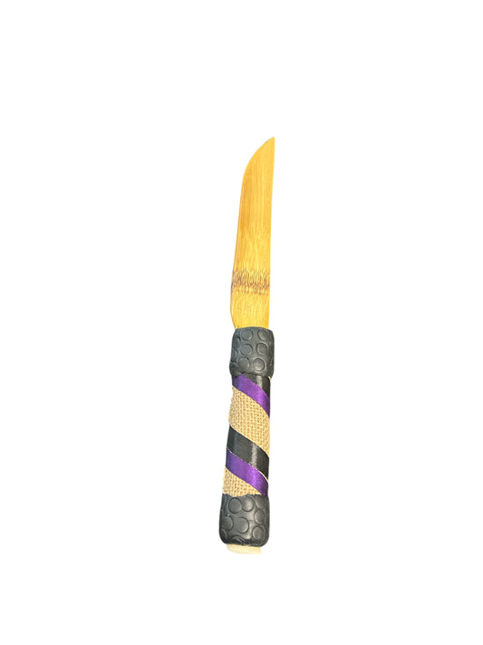 Saint Lazarus  Bamboo Knife 12"