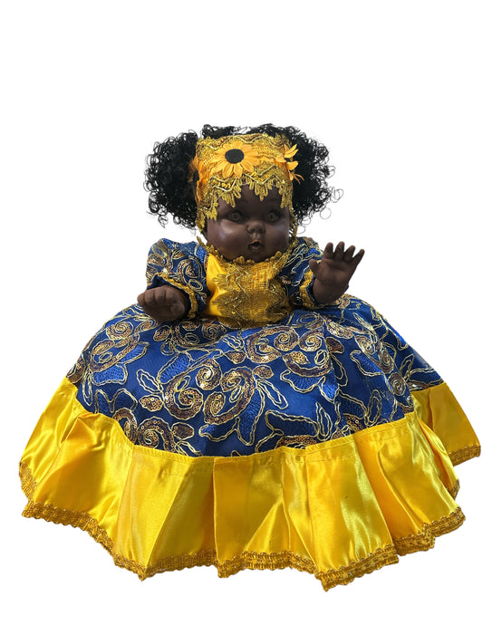 14" Spiritual Doll (Yemaya/ Ochun)