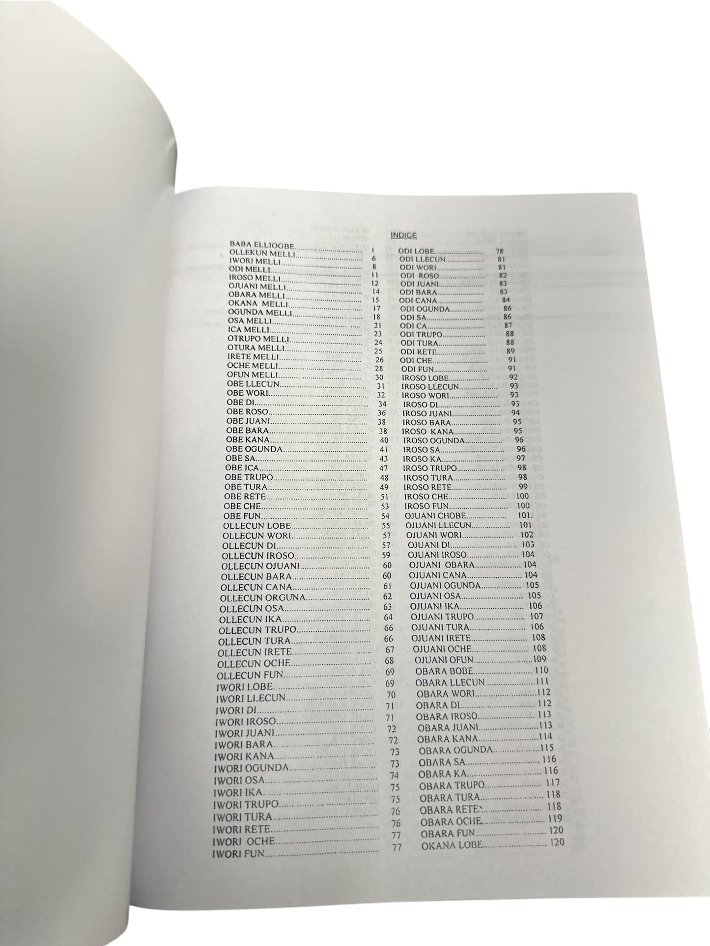 Ifa Says Book (Dice Ifa)