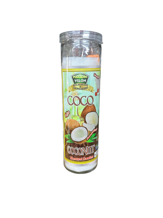 8" Coconut Aromatic candle