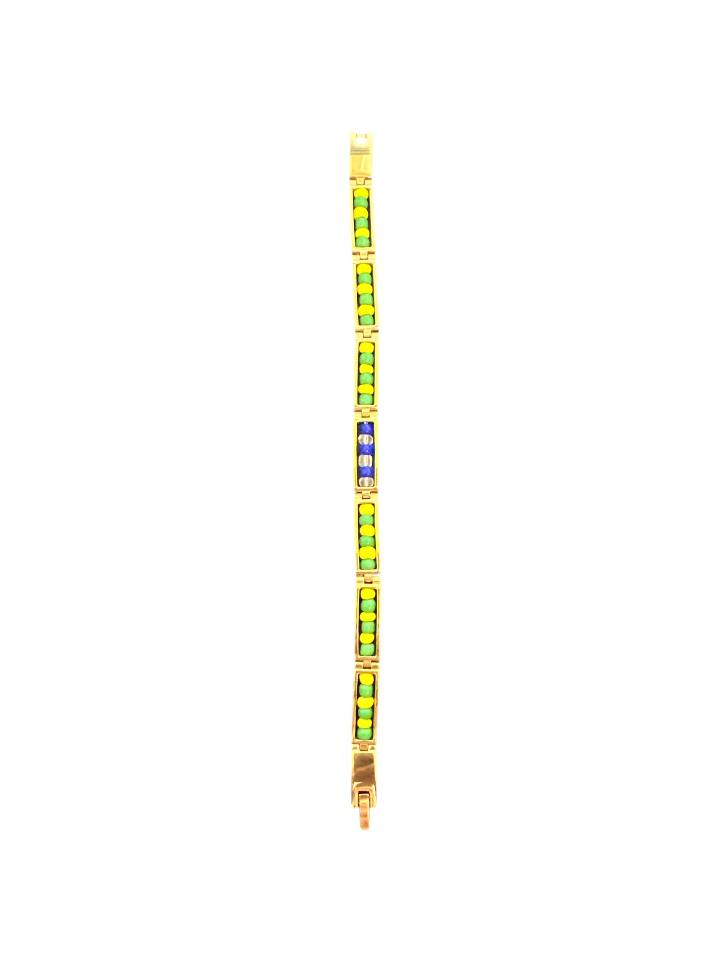 Orula/ Yemaya bracelet (ide) unisex Metal gold Size 8"