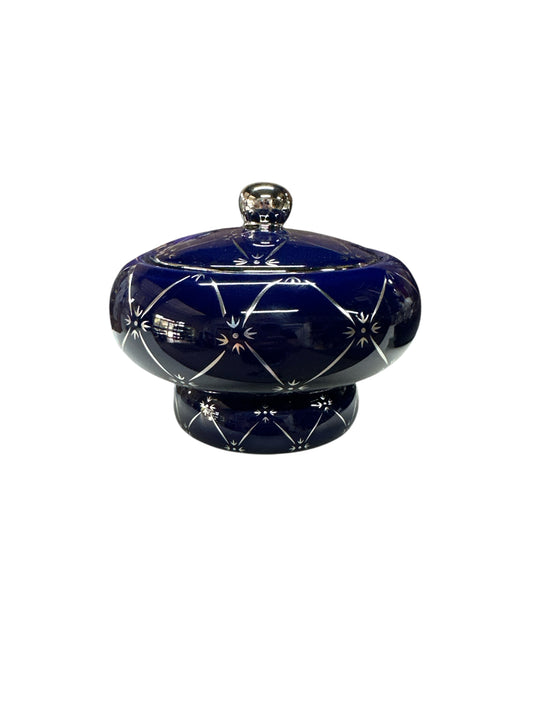 Small Blue/ Silver Soperita lbeyi/Yemaya 5”x 9”x 5”