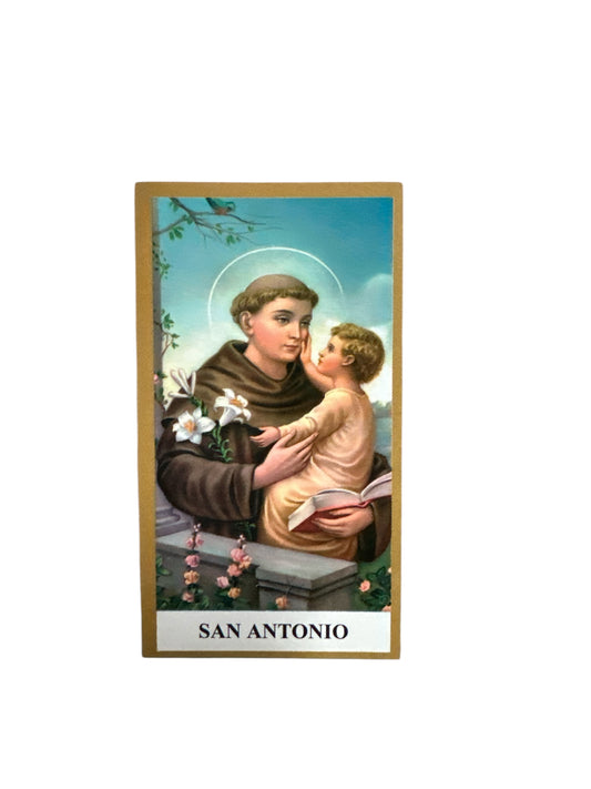 Prayer Card San Antonio 4"x 2"