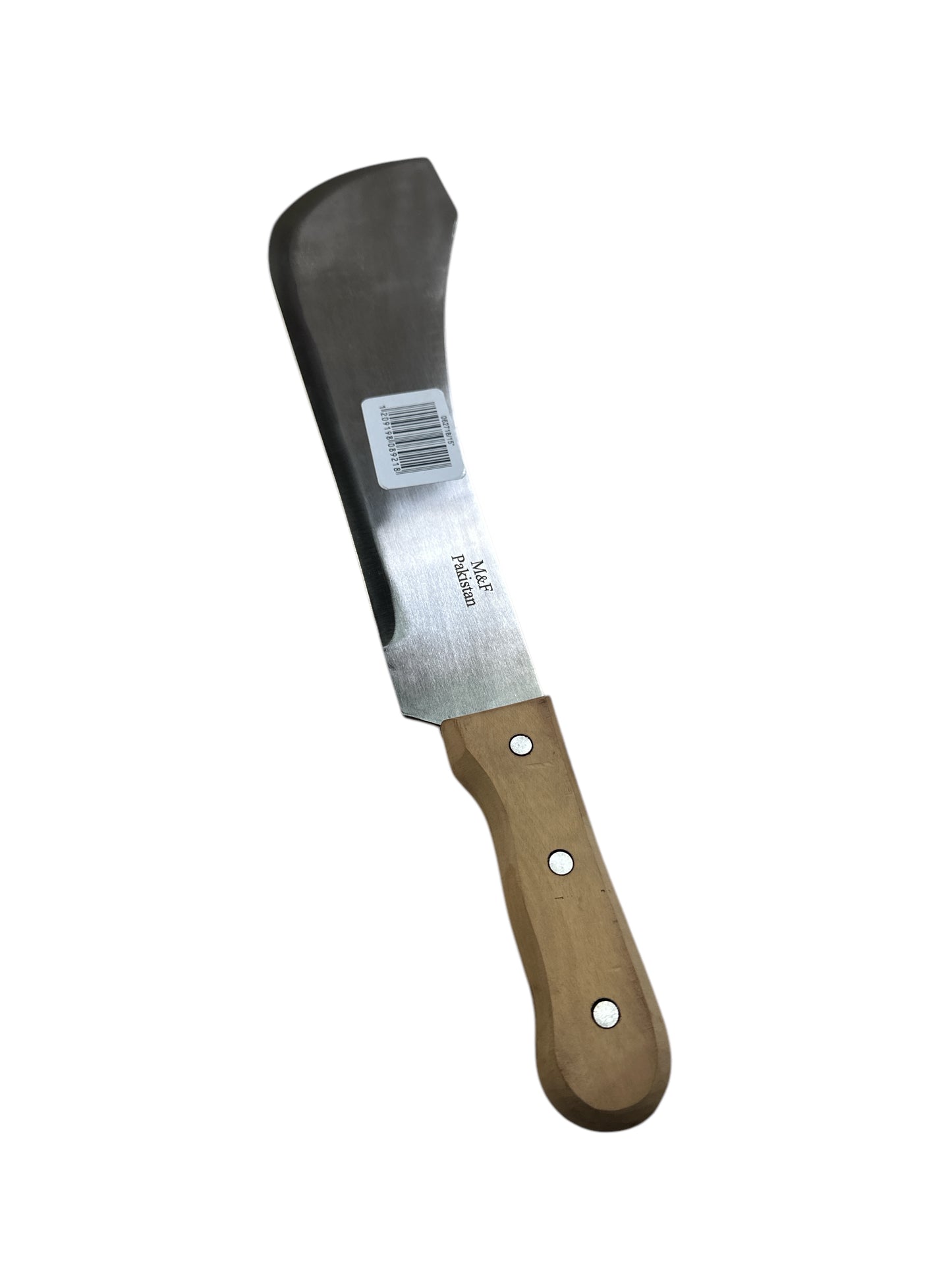 Machete with wooden handle