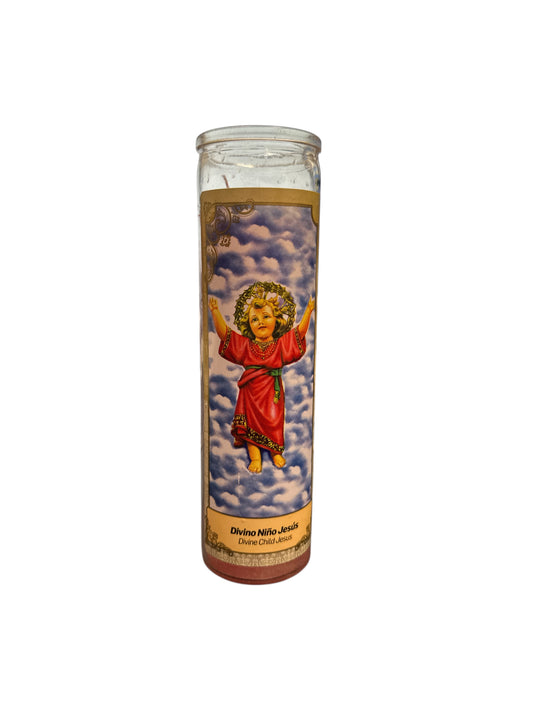 8" Divine Child Jesus candle