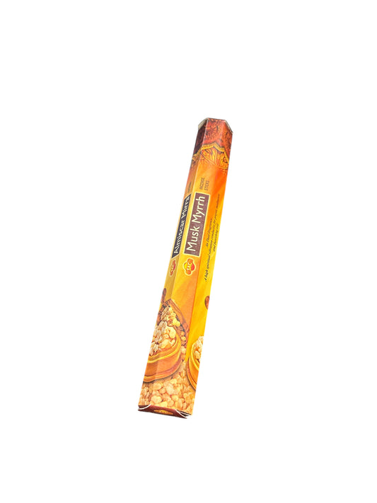 Musk Myrrh stick incense (20 sticks)