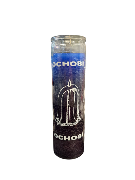 8" Ochosi candle two colors