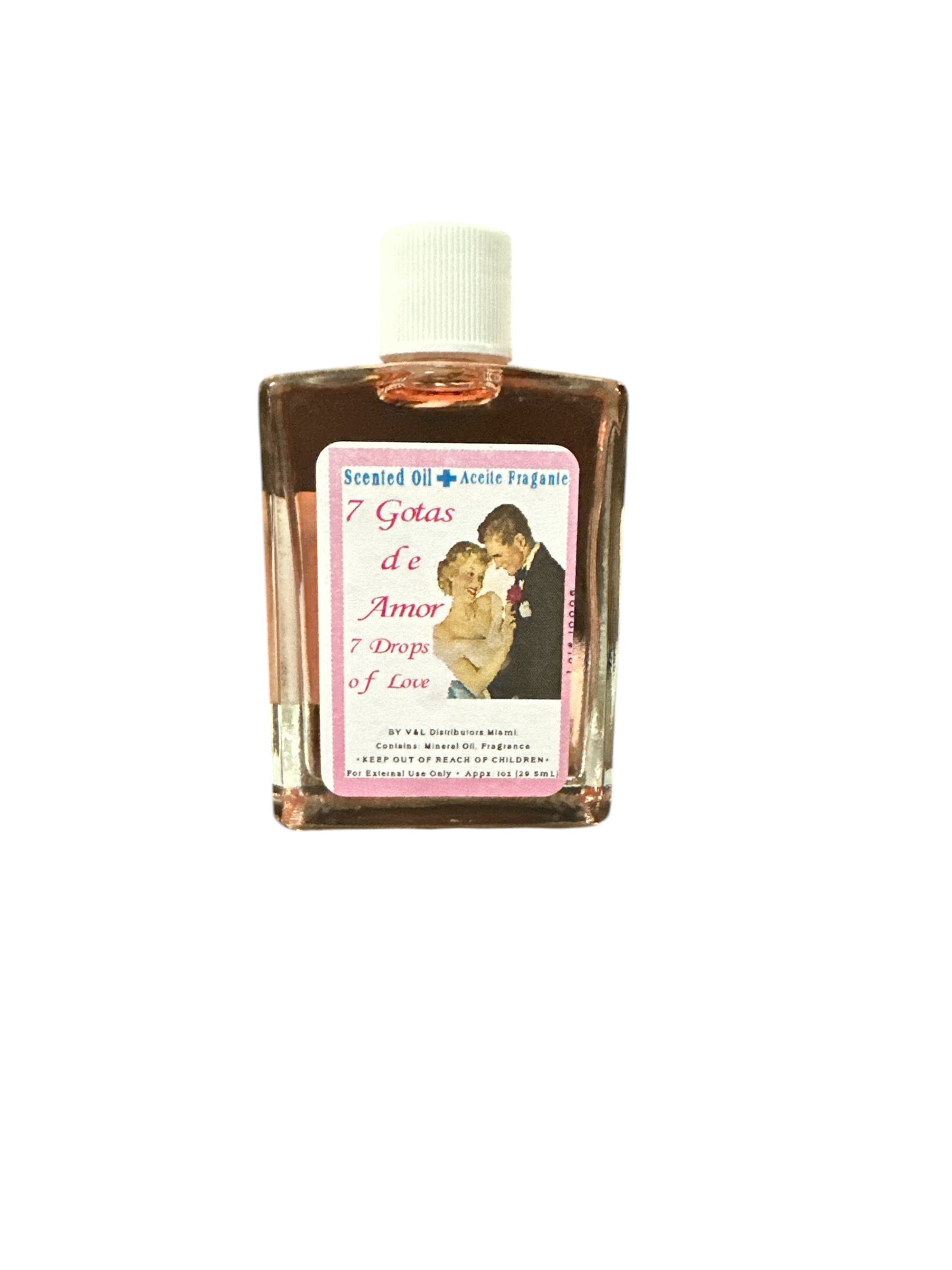 Aceite esotérico 7 gotas de amor 1 oz