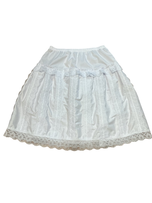 Cotton White Skirt one size
