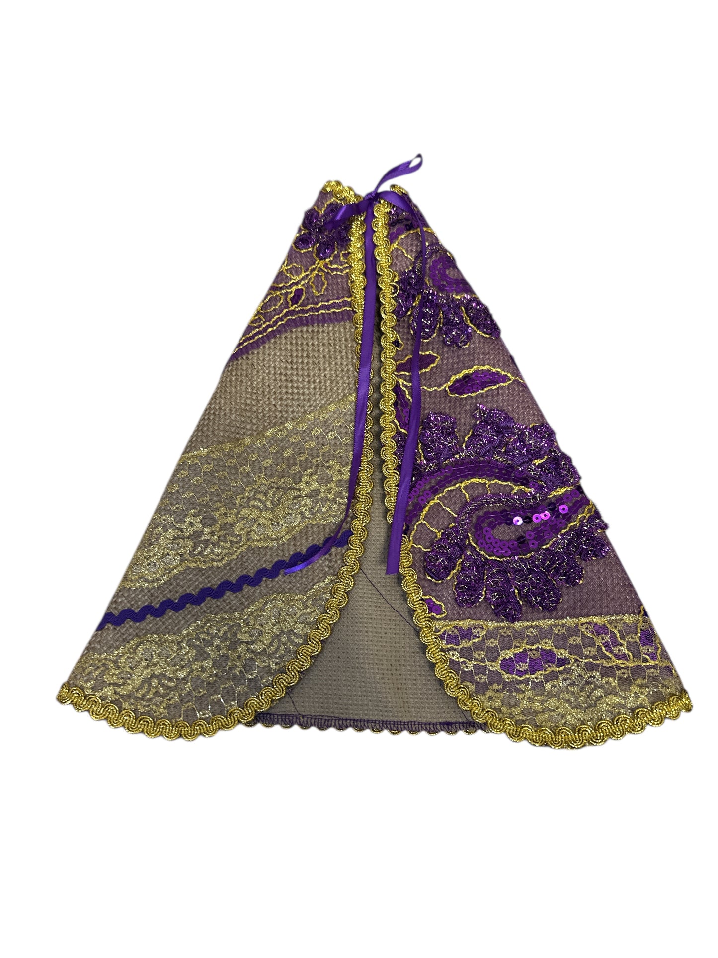 Saint Lazarus Sack and Lace cape 12"