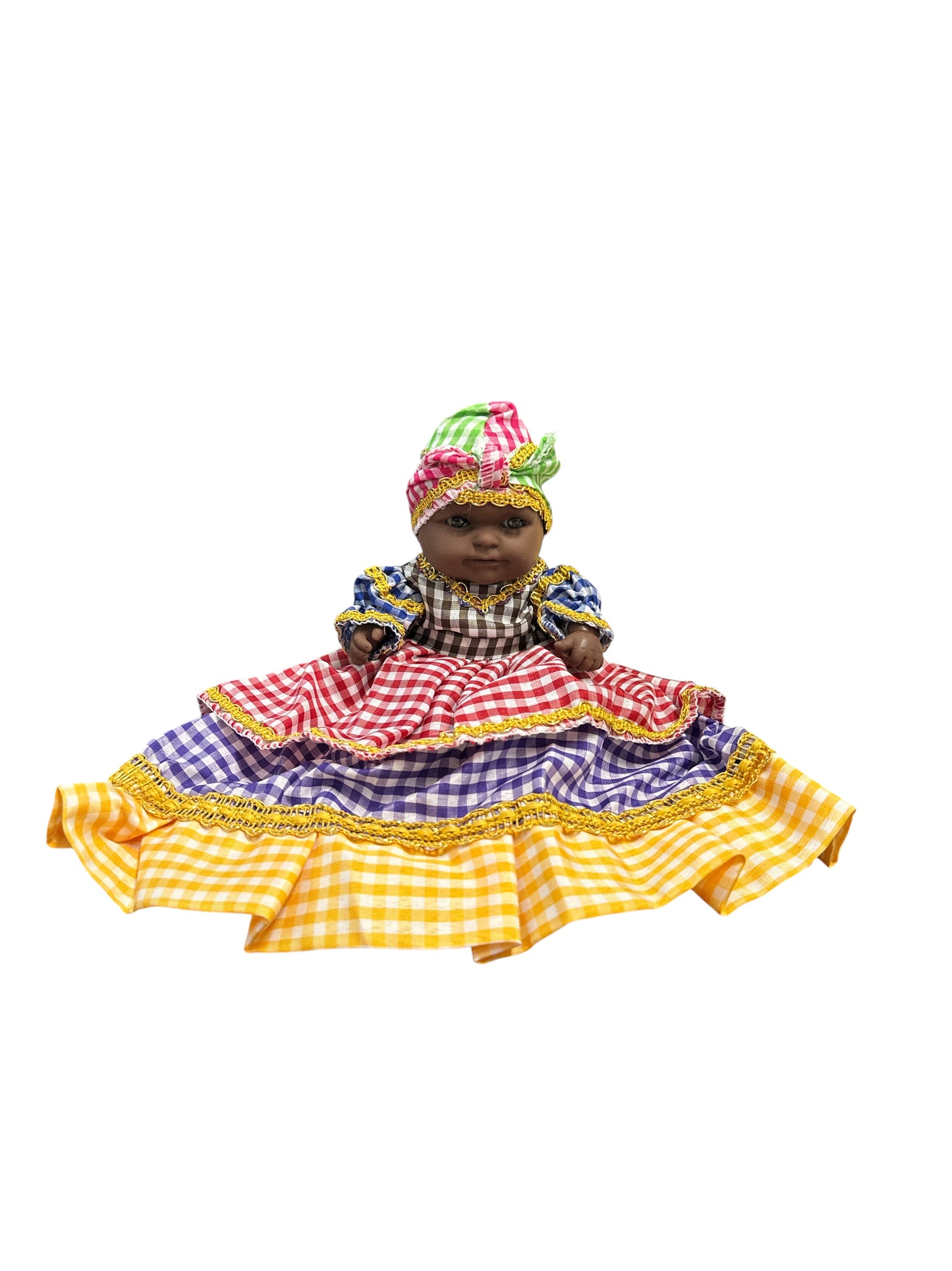 6" Spiritual doll dressed  in 7 Colors (Egun/ Ancestor)