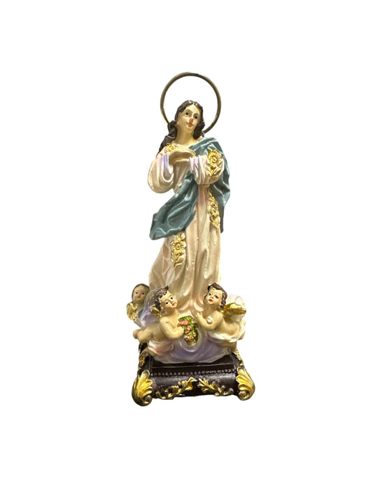 5" The Immaculate Conception of the Virgin Mary Statue