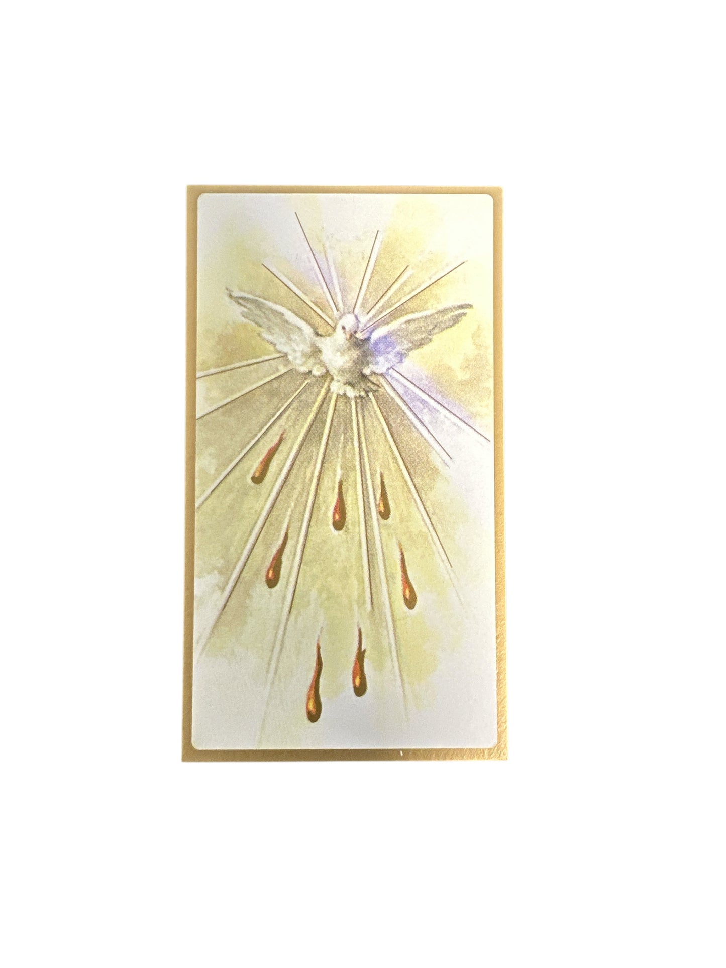 Prayer Card To the Holy Spirit 4"x 2"