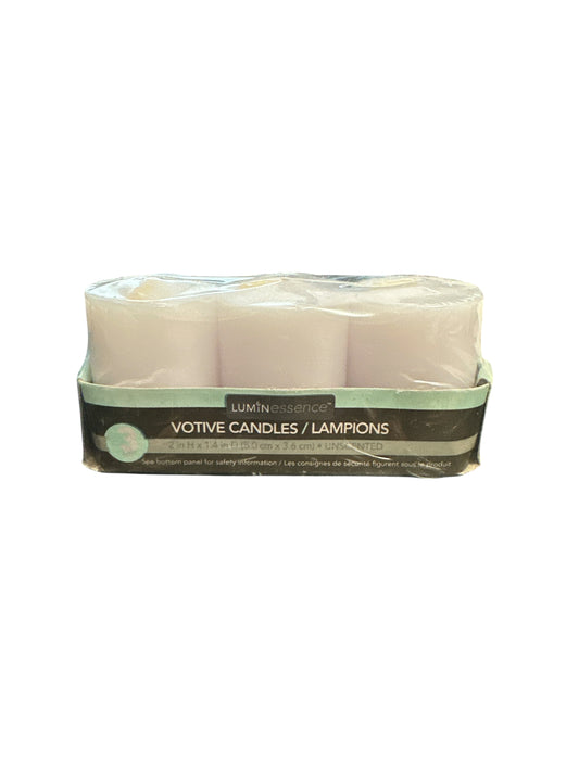 Votive candle 2”H x 1.4 “ (3 candles)