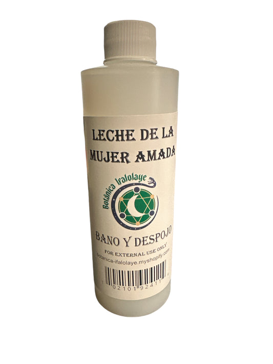 Baño y Despojo Leche de la Mujer Amada 8 oz