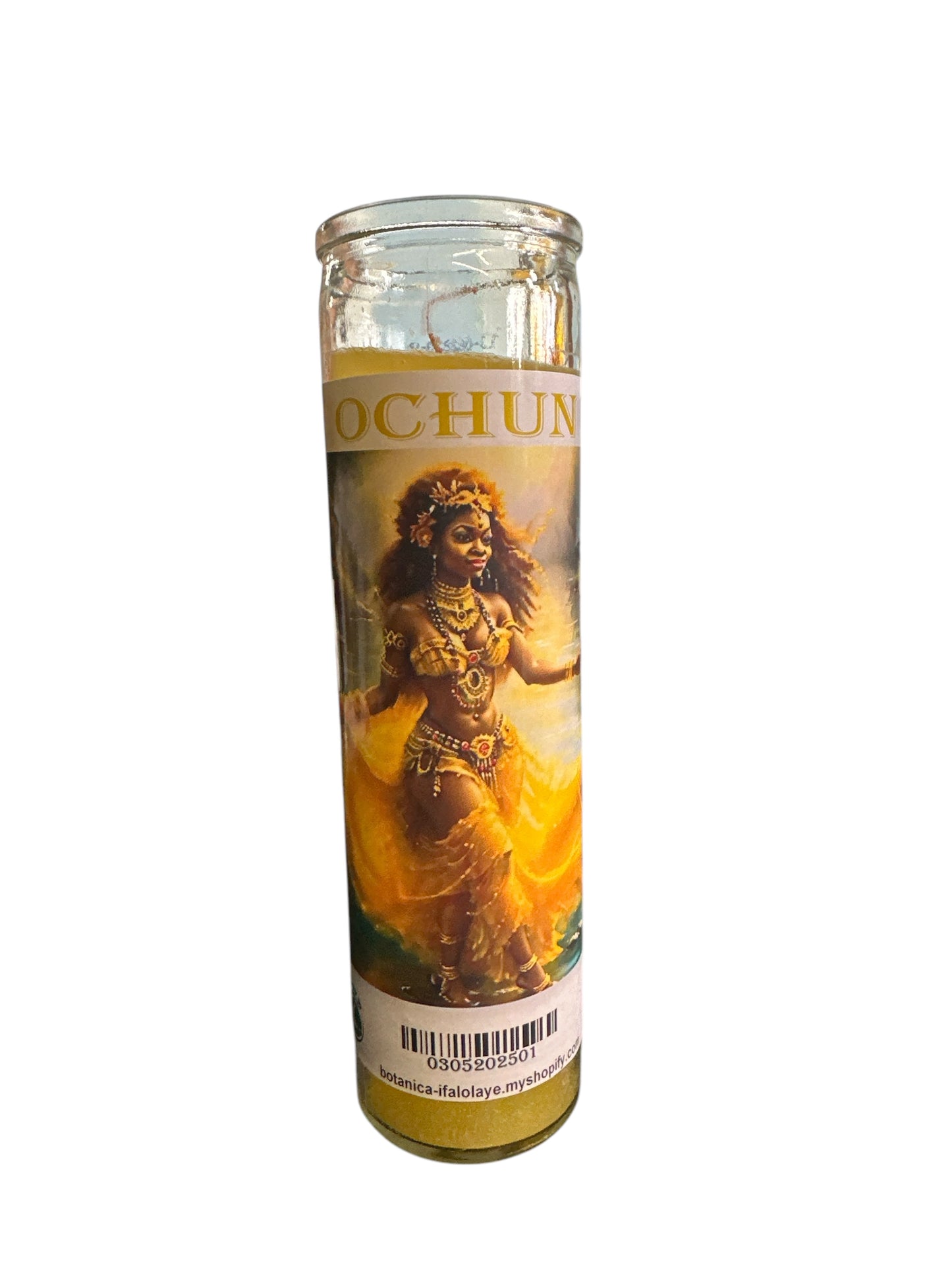 8" Ochun image candle