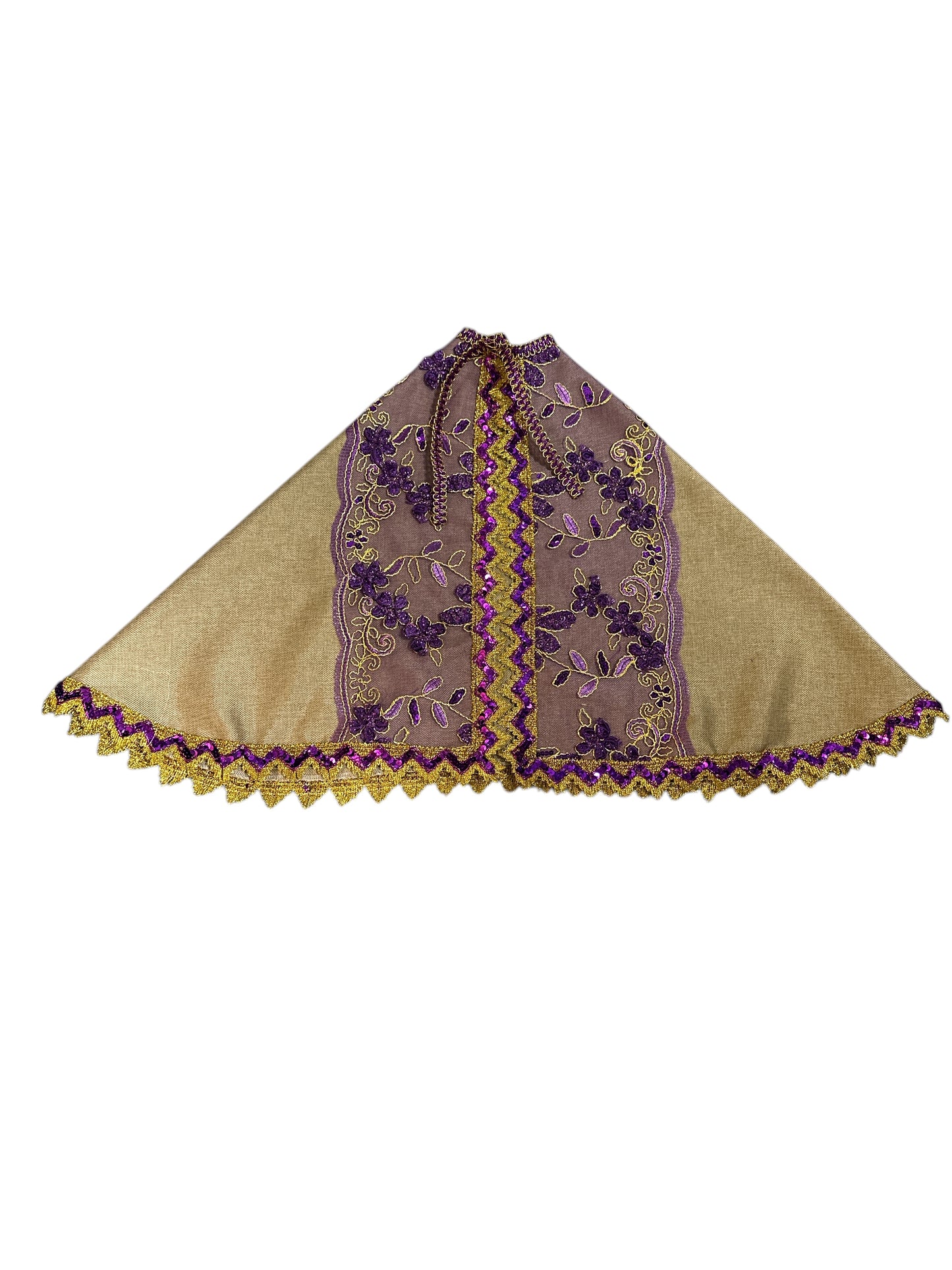 Saint Lazarus cape Sack and Lace 24"
