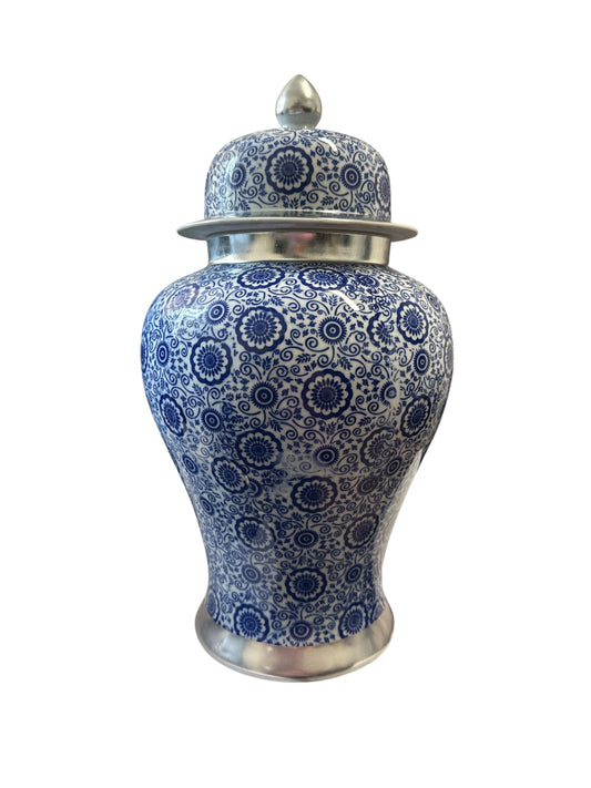 Olokun/ Yemaya Potiche 18"H x 10"