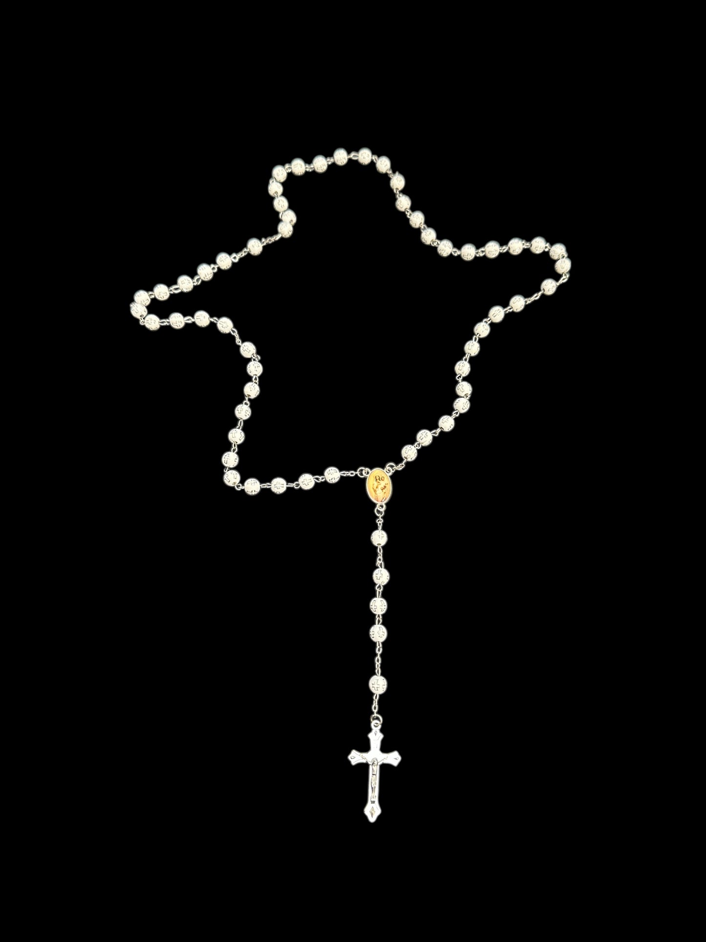 Rosary Catholic Crucifix Cord 21" Long