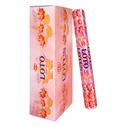 Lotus Incense Box of 6/ Incienso Lotus caja de 6