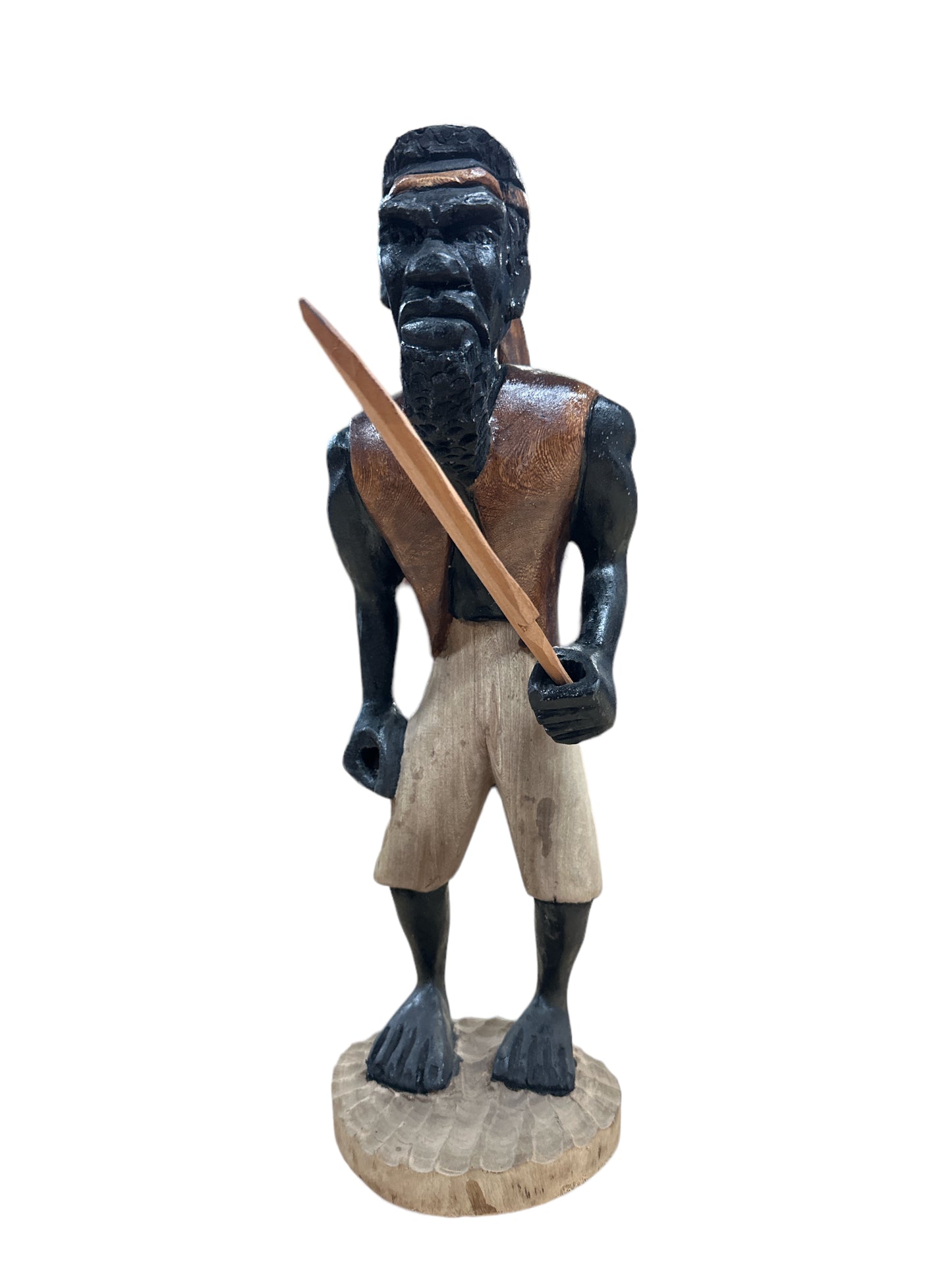 Wood carved Congo/ Congo de Madera