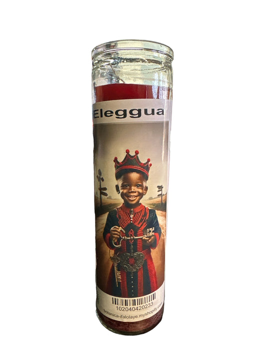 Elegua Image Candle (12 Units) / Vela Elegua  (12 Unidades)