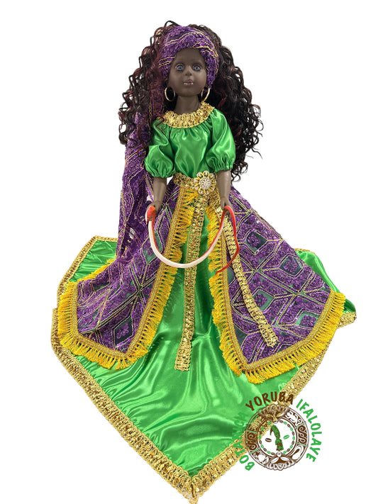Spiritual doll 28" represents Santa Marta Dominadora