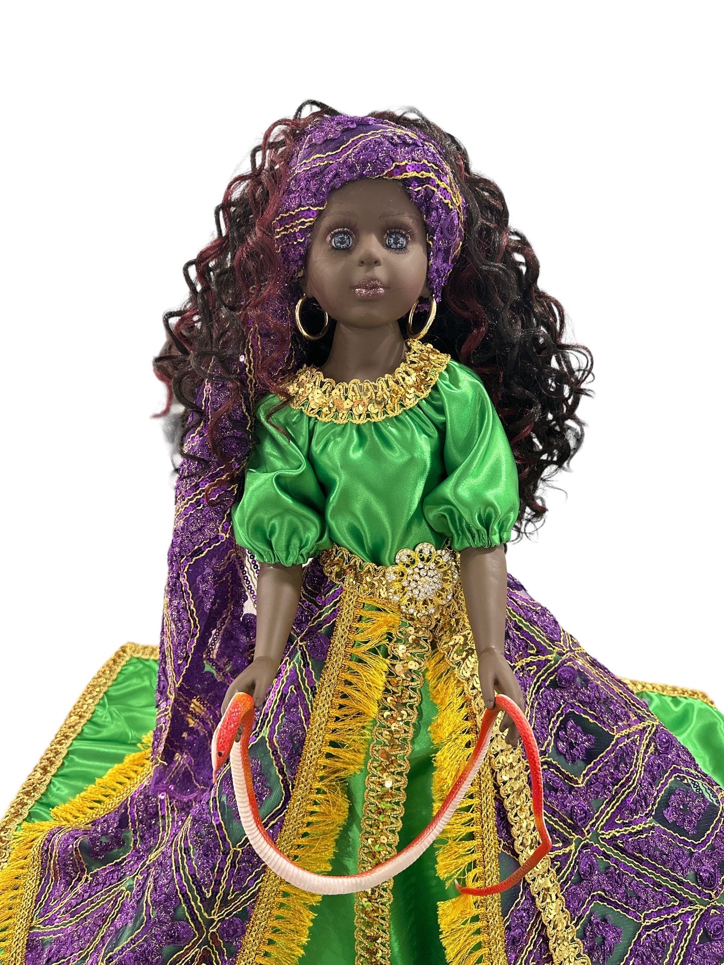 Spiritual doll 28" represents Santa Marta Dominadora