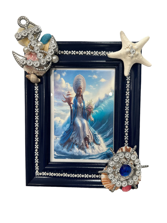Yemaya photo frame 7'H x 5" W