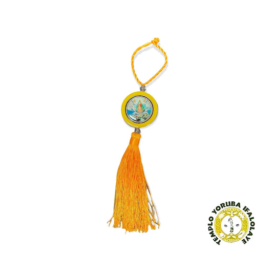 Virgin of Charity Rear View Mirror or House Blessing Hanging