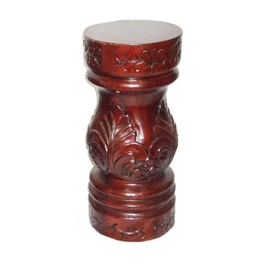 Cherry Color Carved Pilon