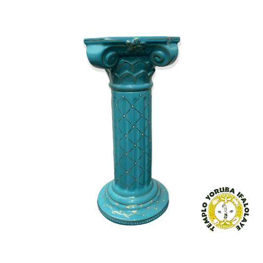 Yemaya Asesu Porcelain Roman Pillar 23"