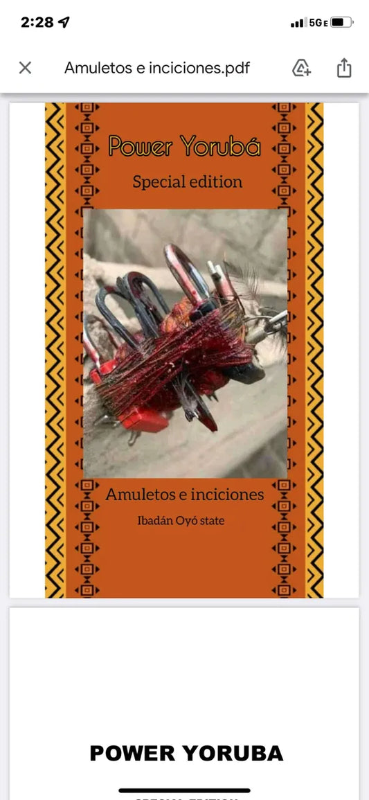 Libro Amuletos e Incisiones