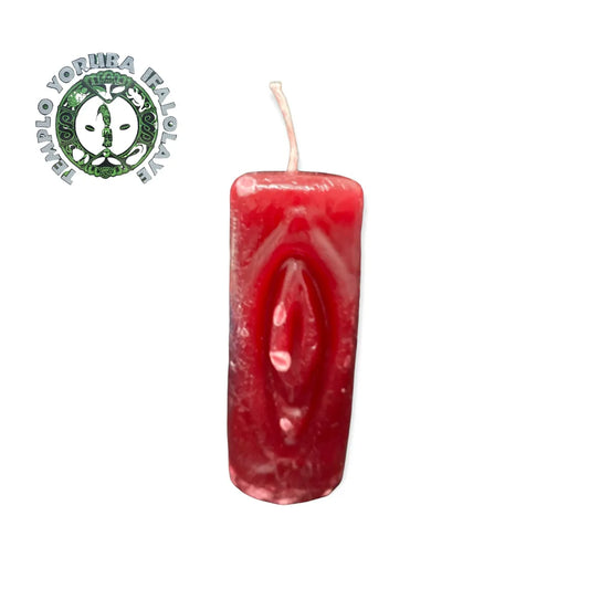 Red vagina candle