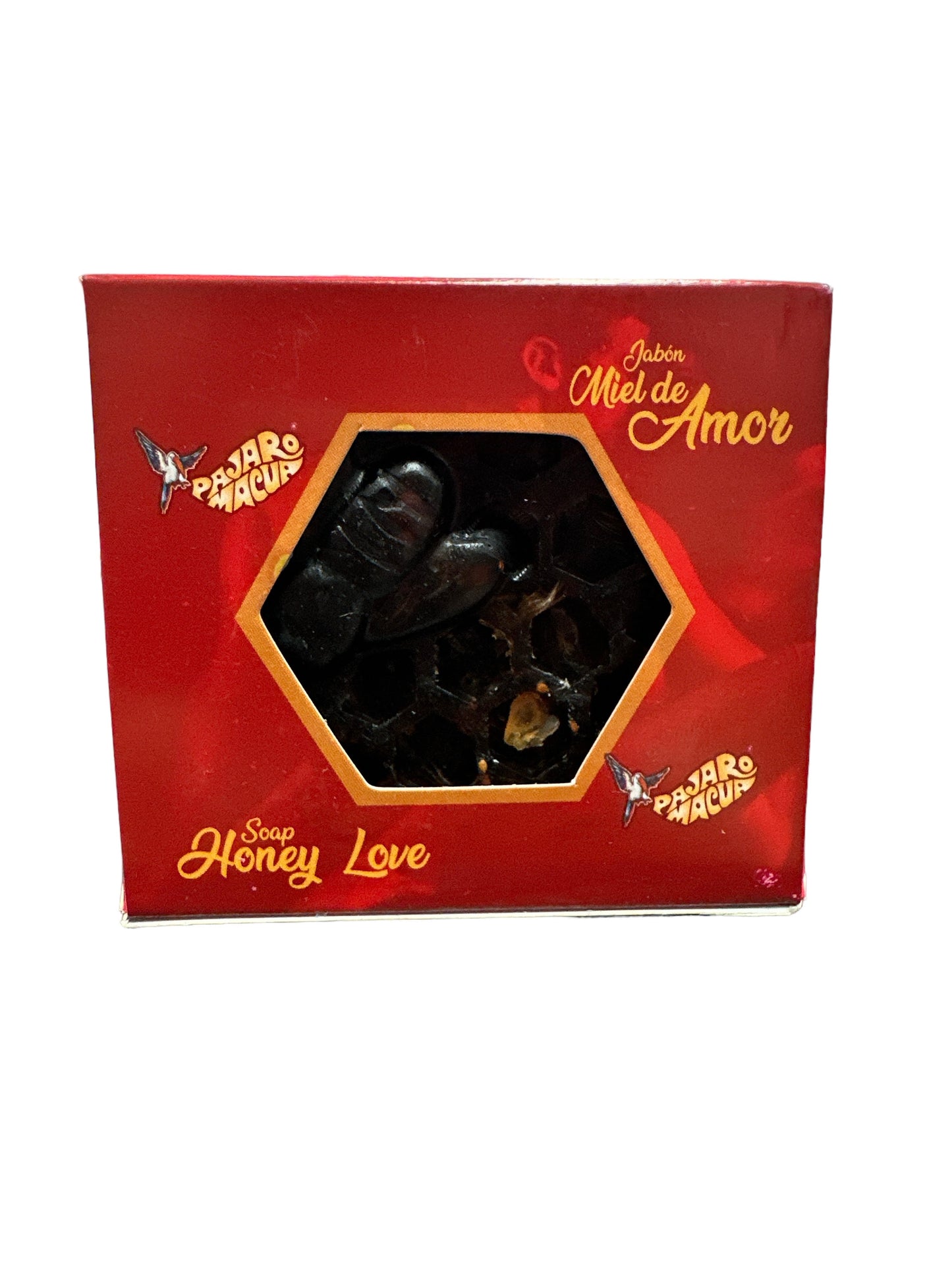 Macaw Bird Honey Love Soap with Pheromones/  Jabón Miel de Amor de Pájaro Makua con Feromonas